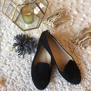Nine West Black Suede Flats